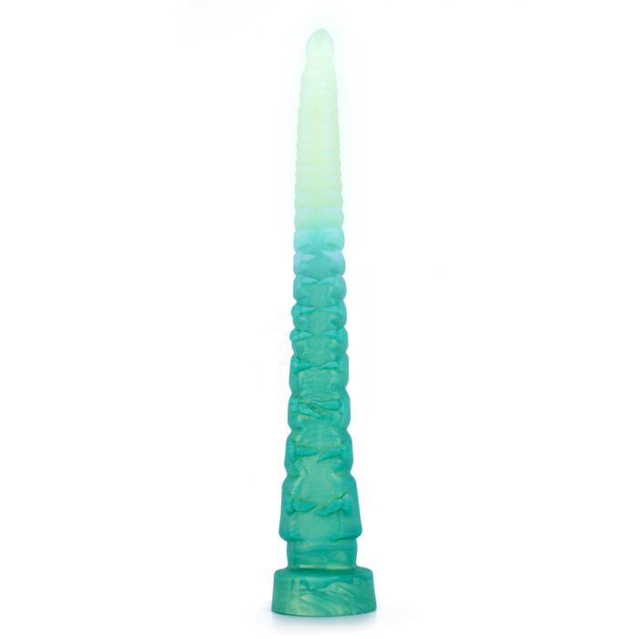 Sinnovator Slither Depth Training Platinum Silicone Dildo 12.6 Inches to 19.5 Inches (3 Sizes) | UberKinky